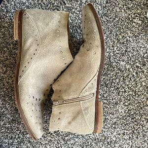 Free People Tan Ankle Boots